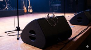 What are the "in-ear monitors" that the performers wear3